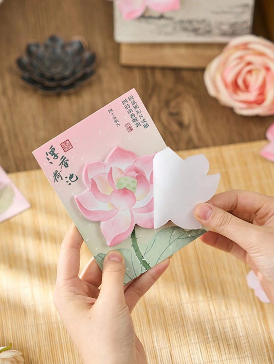 Floral Shaped Sticky Notes